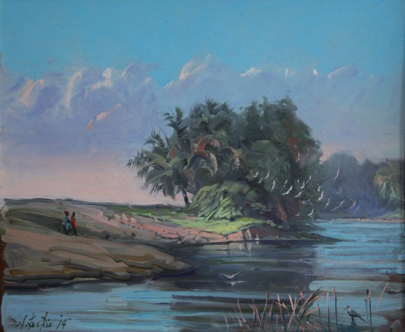 The Lagoon at Neeleshwar