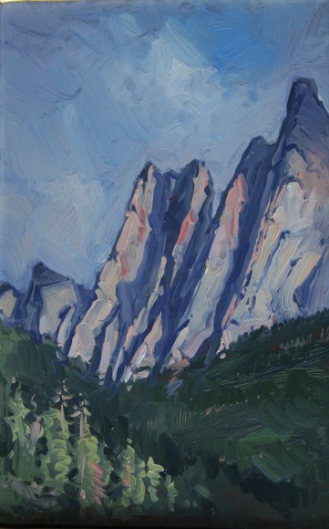 Evening light in the Odles