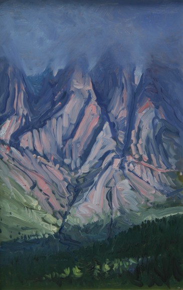 Mist descending in the South Tyrol