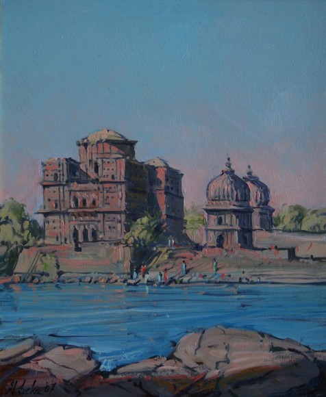 Cenotaphs near Orchha