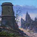 Ruin and Temple,Orchha