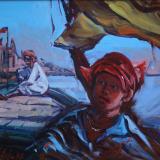 Young Boatman on the Ganges