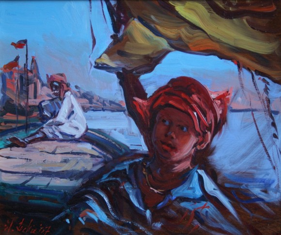 Young Boatman on the Ganges