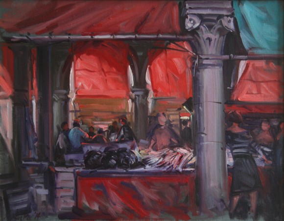 Fish Head Capitals at the Market