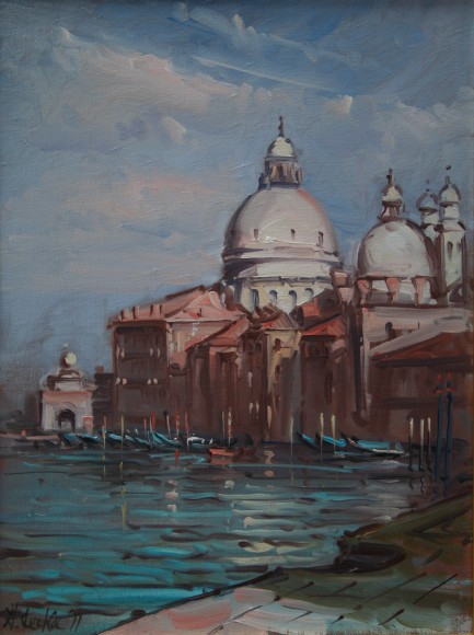 Grand Canal with S. Maria della Salute