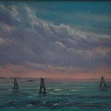 Rowers in the Lagoon