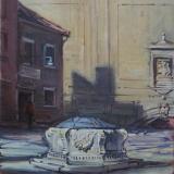 Campo S. Agnese wellhead with Gesuati Church