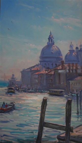 Santa Maria della Salute from Bar Accademia