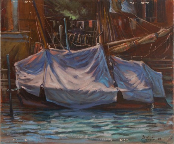Venetian Sailboat, Giudecca