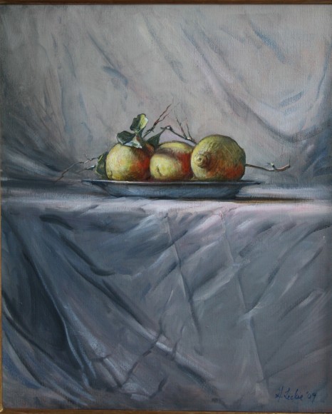 Sicilain Lemons;oil on canvas
