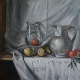 Still Life with Pitcher and Pears