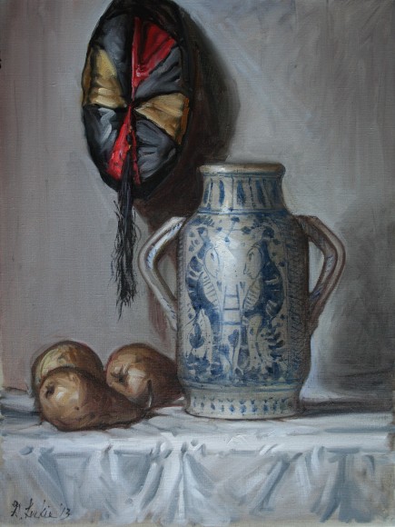 Tuscan Vase and Indian Cap