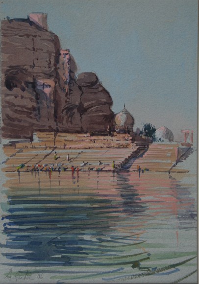 Mosque and Ghats, Badami, India