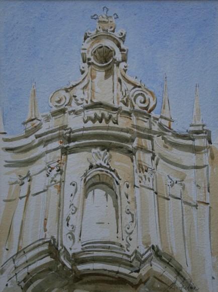 Facade of S. Fillippo Neri, Syracusa, Sicily