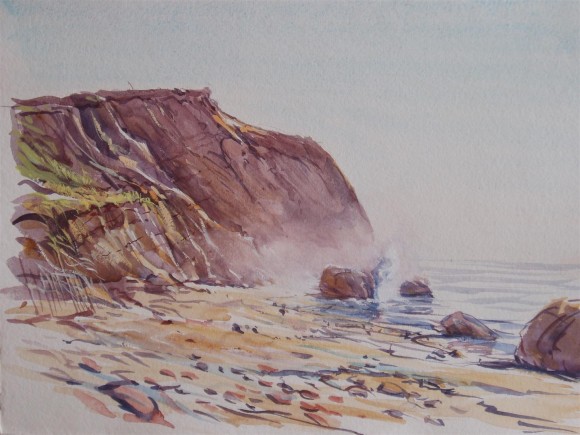 Headland,Chilmark Beach