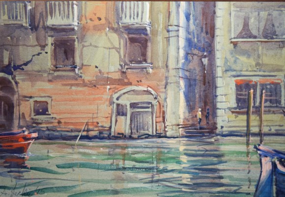 Along the Grand Canal; 25x35cm