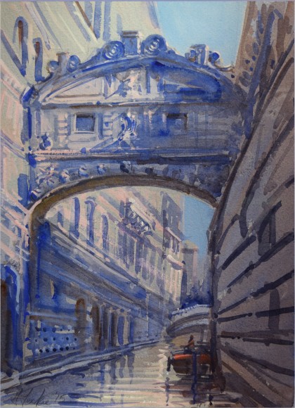 Bridge of Sighs; 35x25cm