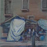 S. Margherita fish stalls