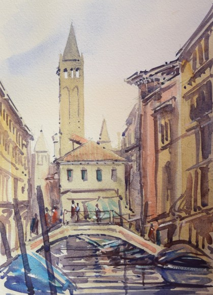 S.Barnaba Canal; 35x25cm