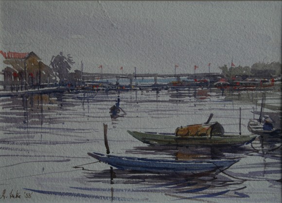 Boats on the Pearl River, Hoi An, Vietnam